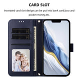 iPhone 18 Pro Max / 17 Pro Max EIDERWOOD Kunstskinn Flip Deksel m. Stropp - Blå