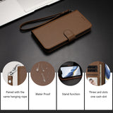 iPhone 18 Pro Max / 17 Pro Max EIDERWOOD Kunstskinn Flip Deksel m. Stropp - Brun