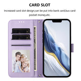 iPhone 18 Pro Max / 17 Pro Max EIDERWOOD Kunstskinn Flip Deksel m. Stropp - Lyslilla