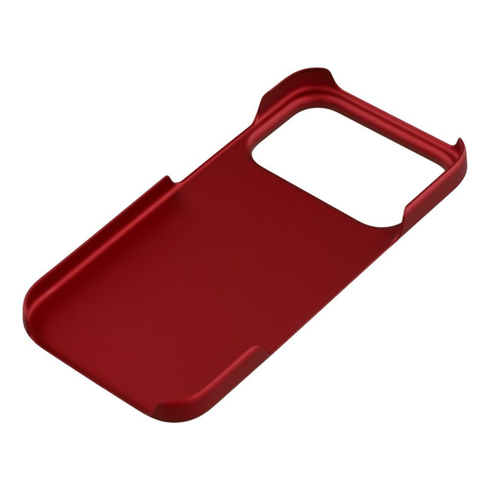 EIDERWOOD iPhone 17 Pro Hard Plast Deksel – Rød