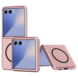 EIDERWOOD Samsung Galaxy Z Flip7 Matt Hardt Plast Deksel - MagSafe Kompatibel - Rosa