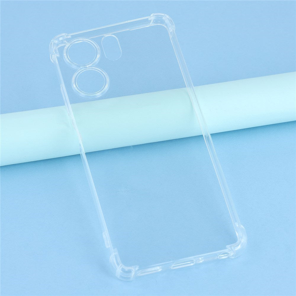 OPPO A5x (5G) / OPPO A5x (4G) EIDERWOOD Plast Deksel med Støtdempende Hjørner - Gjennomsiktig