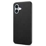 EIDERWOOD iPhone 17 Hybrid Plast Deksel med Skinntekstur – Svart