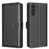 EIDERWOOD Samsung Galaxy S25 FE Kunstskinn Flip Deksel med Stativ & Lommebok - Svart