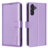 EIDERWOOD Samsung Galaxy S25 FE Kunstskinn Flip Deksel med Stativ & Lommebok - Lilla