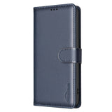 EIDERWOOD Samsung Galaxy S25 FE Kunstskinn Flip Deksel med Stativ & Lommebok - Blå