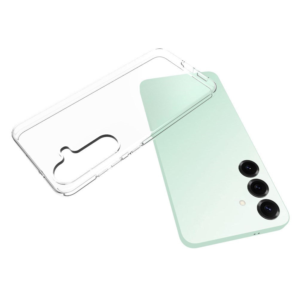 EIDERWOOD Samsung Galaxy S25 FE Fleksibelt Plast Bak Deksel - Gjennomsiktig