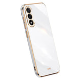OnePlus Nord 5 Metallisk Plast Deksel - Hvit