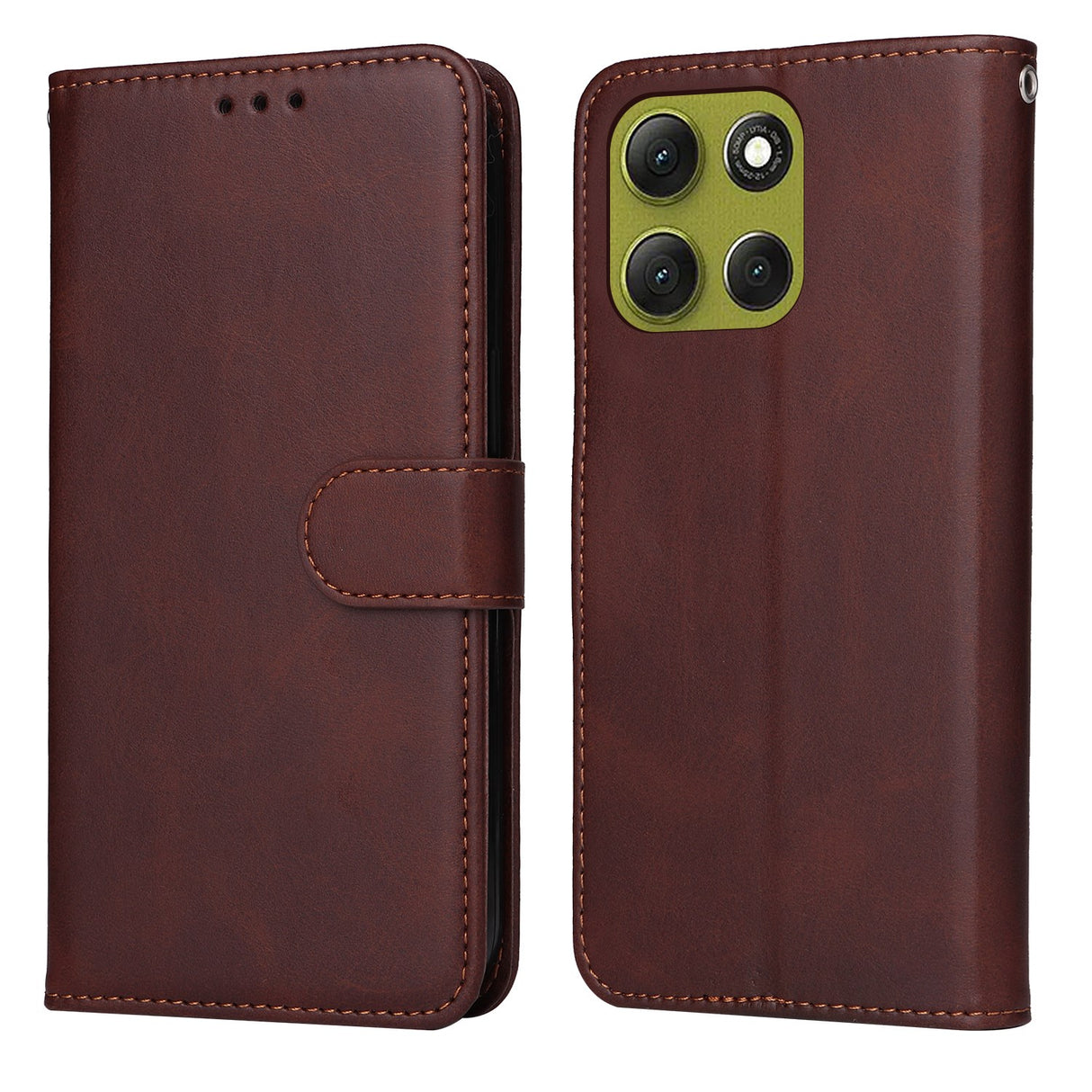 EIDERWOOD Motorola Moto G86 / G86 Power Kunstskinn Flip Deksel m. Strop - Brun