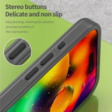 EIDERWOOD iPhone 17 Hybrid Plast Deksel – MagSafe Kompatibel – Matt Gjennomsiktig / Svart