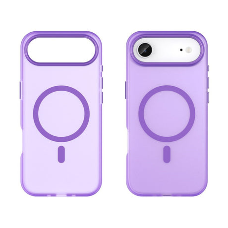 EIDERWOOD iPhone Air Hybrid Plast Deksel – MagSafe Kompatibel – Matt Gjennomsiktig / Lilla