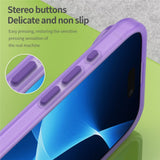 EIDERWOOD iPhone Air Hybrid Plast Deksel – MagSafe Kompatibel – Matt Gjennomsiktig / Lilla