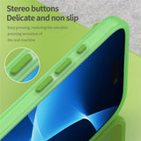 EIDERWOOD iPhone Air Hybrid Plast Deksel – MagSafe Kompatibel – Matt Gjennomsiktig / Grønn
