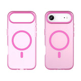 EIDERWOOD iPhone Air Hybrid Plast Deksel – MagSafe Kompatibel – Matt Gjennomsiktig / Rosa