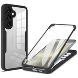 EIDERWOOD Samsung Galaxy S25 FE 2-i-1 Plast Deksel m. Innebygd Skjermbeskyttelse - Svart