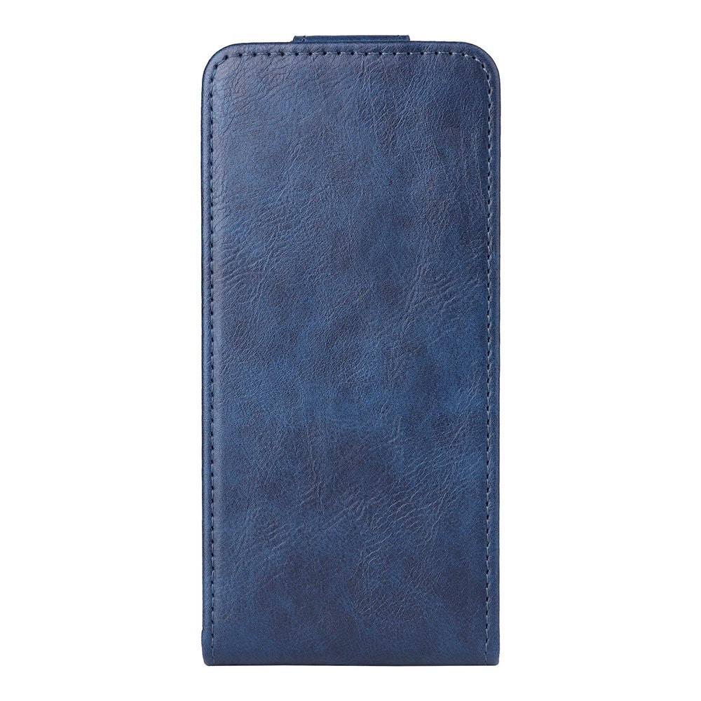 EIDERWOOD Motorola Moto G86 Power Vertikal Kunstskinn Flip Deksel m. Kortholder & Ståfunksjon - Blå