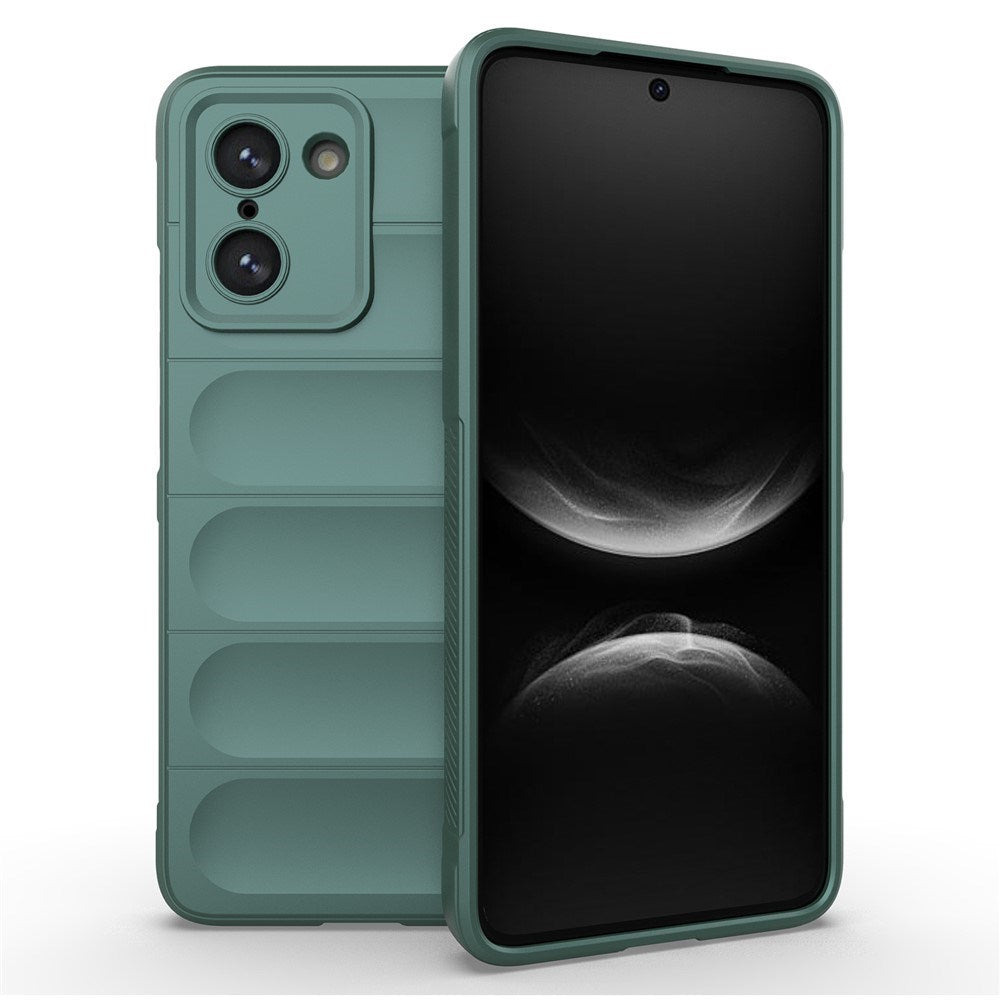 EIDERWOOD OnePlus Nord CE5 Fleksibelt Plast Deksel - Grønn
