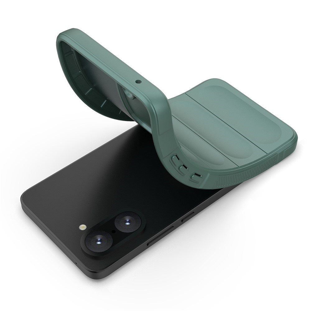 EIDERWOOD OnePlus Nord CE5 Fleksibelt Plast Deksel - Grønn
