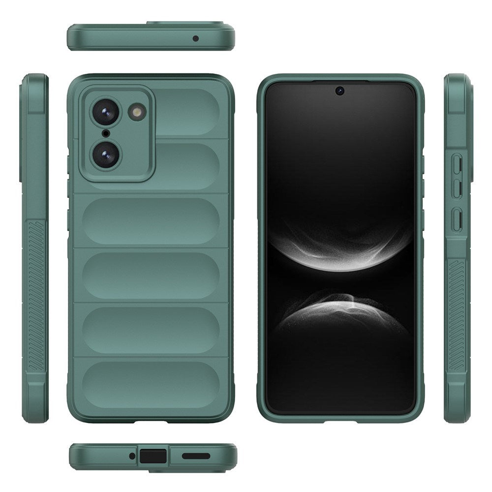 EIDERWOOD OnePlus Nord CE5 Fleksibelt Plast Deksel - Grønn