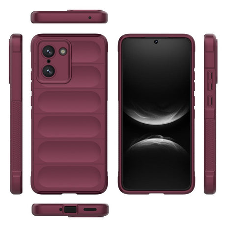 EIDERWOOD OnePlus Nord CE5 Fleksibelt Plast Deksel - Mørkrød