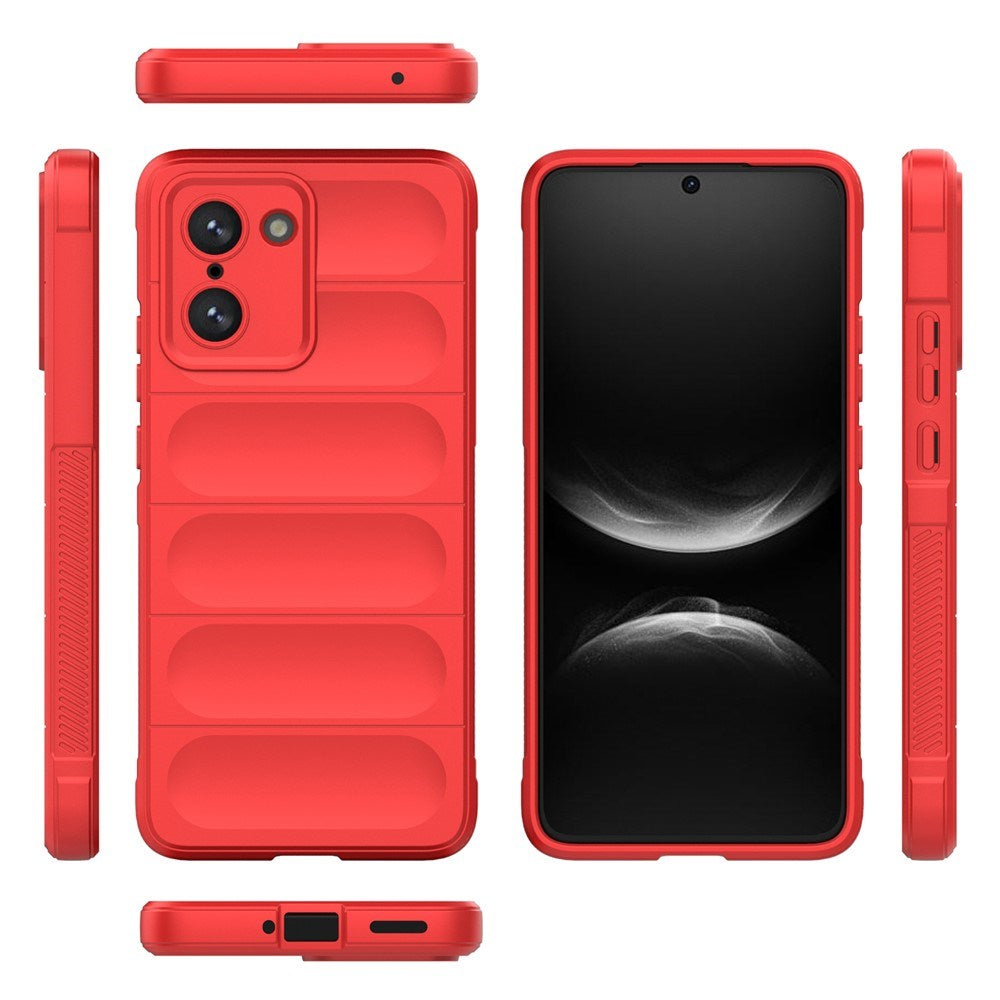 EIDERWOOD OnePlus Nord CE5 Fleksibelt Plast Deksel - Rød