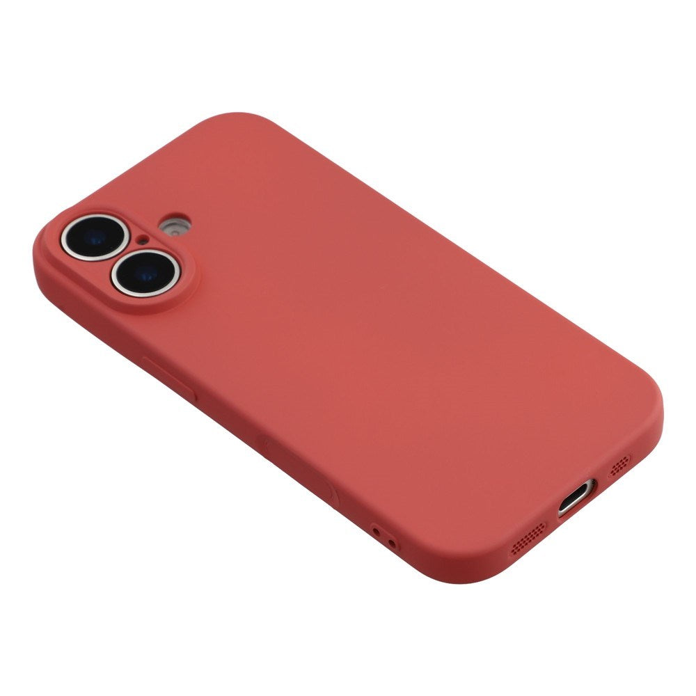 EIDERWOOD iPhone 17 Fôret Fleksibelt Plast Deksel - Mørkrød