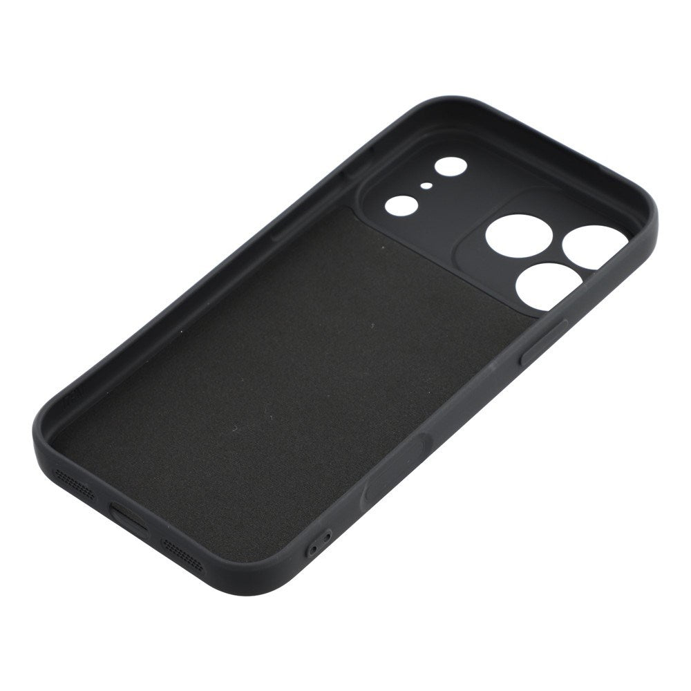 EIDERWOOD iPhone 17 Pro Fôret Fleksibelt Plast Deksel - Svart
