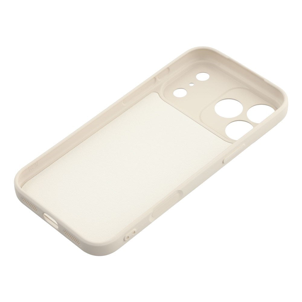 EIDERWOOD iPhone 17 Pro Fôret Fleksibelt Plast Deksel - Beige