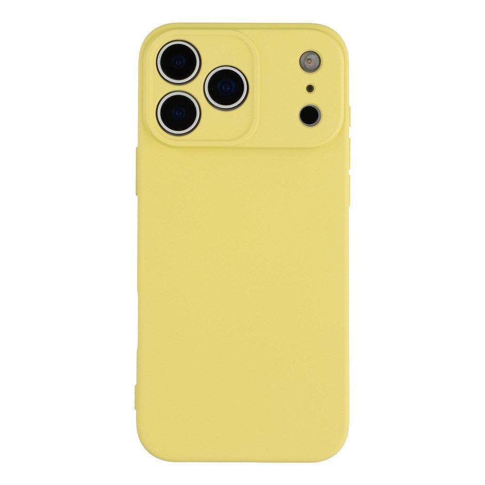 EIDERWOOD iPhone 17 Pro Max Fôret Fleksibelt Plast Deksel - Gul