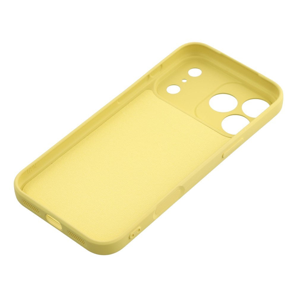 EIDERWOOD iPhone 17 Pro Max Fôret Fleksibelt Plast Deksel - Gul