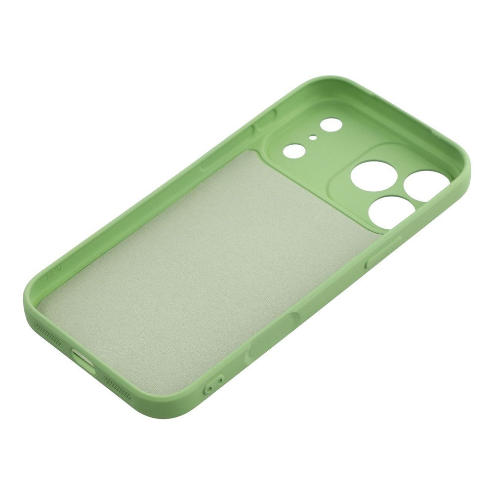 EIDERWOOD iPhone 17 Pro Max Fôret Fleksibelt Plast Deksel - Lysgrønn