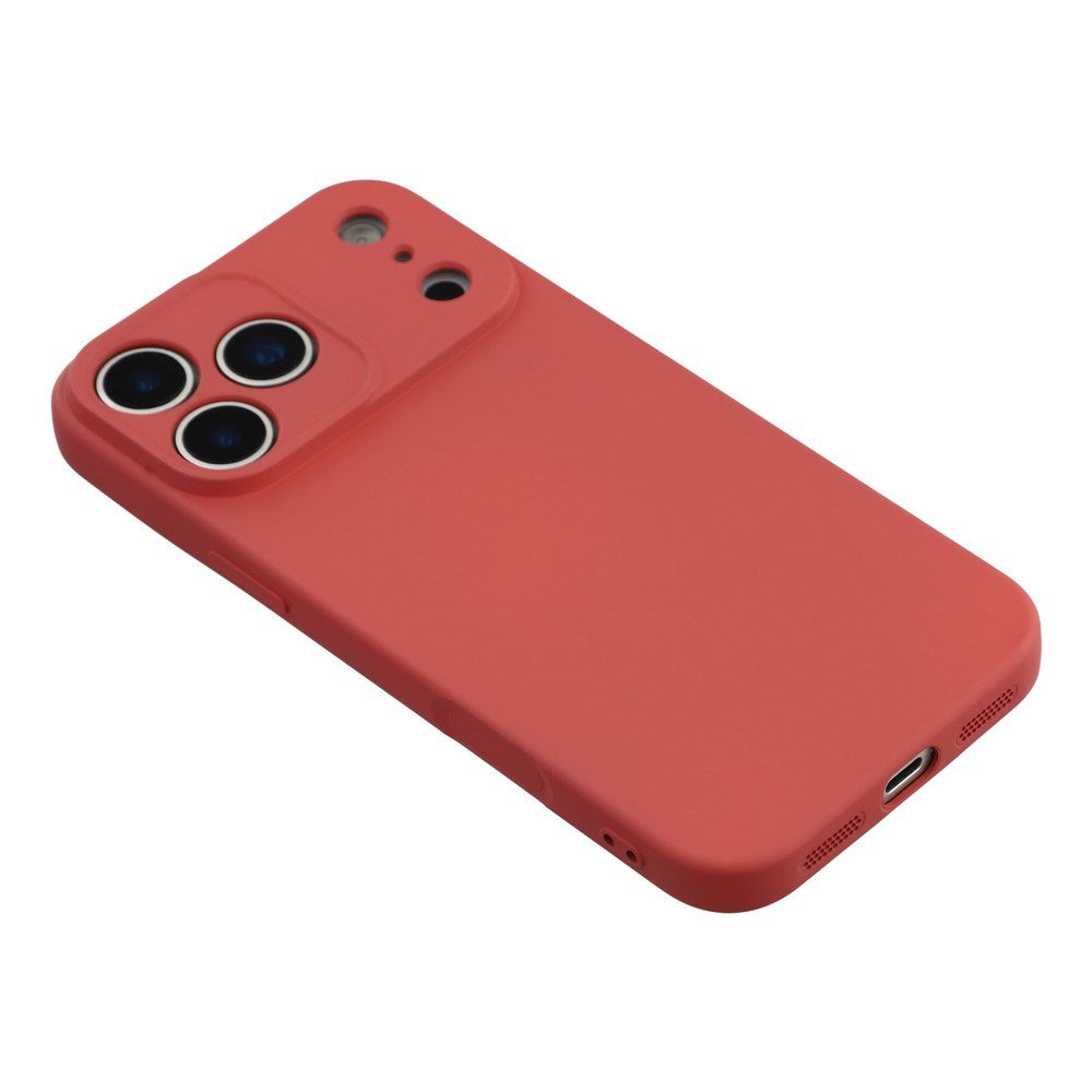 EIDERWOOD iPhone 17 Pro Max Fôret Fleksibelt Plast Deksel - Mørkrød
