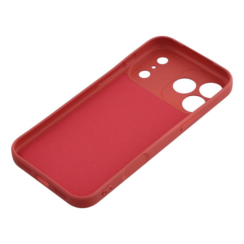 EIDERWOOD iPhone 17 Pro Max Fôret Fleksibelt Plast Deksel - Mørkrød