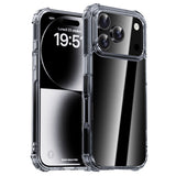 IPAKY iPhone 17 Pro Max Hybrid Deksel med Forsterkede Hjørner - Gjennomsiktig