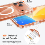 TORRAS iPhone 17 Pro Guardian Magnetic Hybrid Deksel - MagSafe Kompatibel - Gjennomsiktig