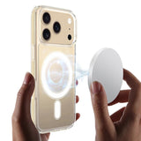 iPhone 17 Pro Hybrid Deksel inkl. 2 x Skjermbeskyttere - MagSafe Kompatibel - Gjennomsiktig / Hvit