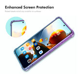 ENKAY Motorola Moto G86 Power Fleksibelt Plast Deksel m. Støtdempende Hjørner - Rosa / Gull