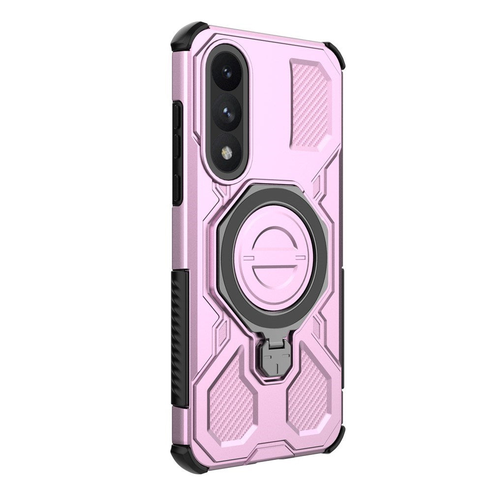 EIDERWOOD OnePlus Nord 5 Hybrid Håndverker Deksel m. Kickstand - MagSafe Kompatibel - Rosa