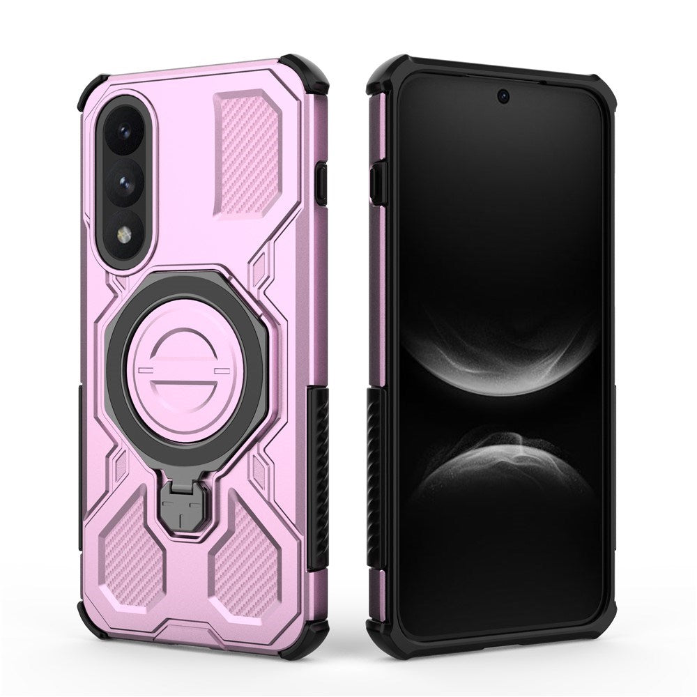 EIDERWOOD OnePlus Nord 5 Hybrid Håndverker Deksel m. Kickstand - MagSafe Kompatibel - Rosa