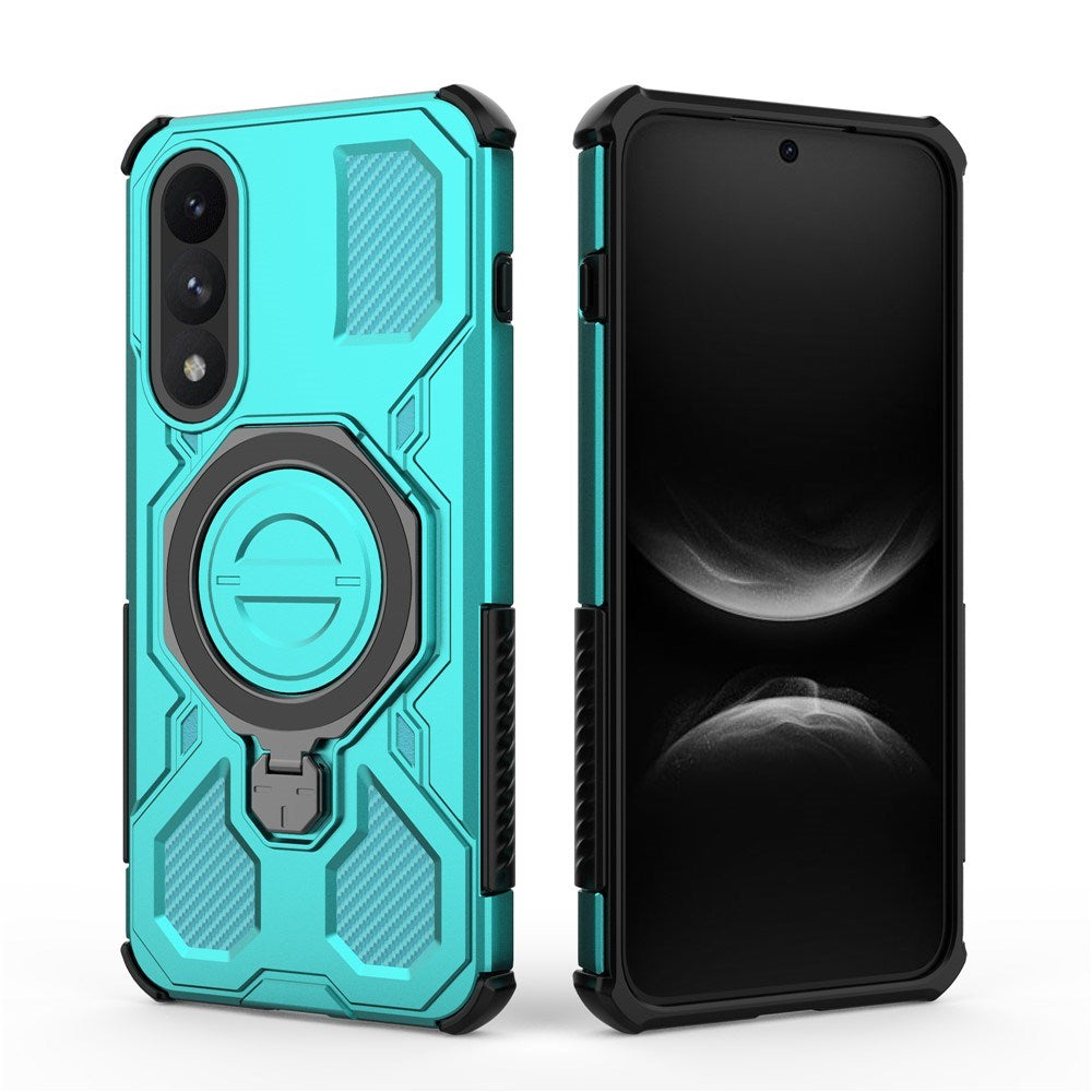 EIDERWOOD OnePlus Nord 5 Hybrid Håndverker Deksel m. Kickstand - MagSafe Kompatibel - Turkis