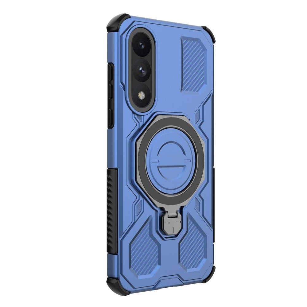 EIDERWOOD OnePlus Nord 5 Hybrid Håndverker Deksel m. Kickstand - MagSafe Kompatibel - Blå