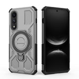 EIDERWOOD OnePlus Nord 5 Hybrid Håndverker Deksel m. Kickstand - MagSafe Kompatibel - Grå