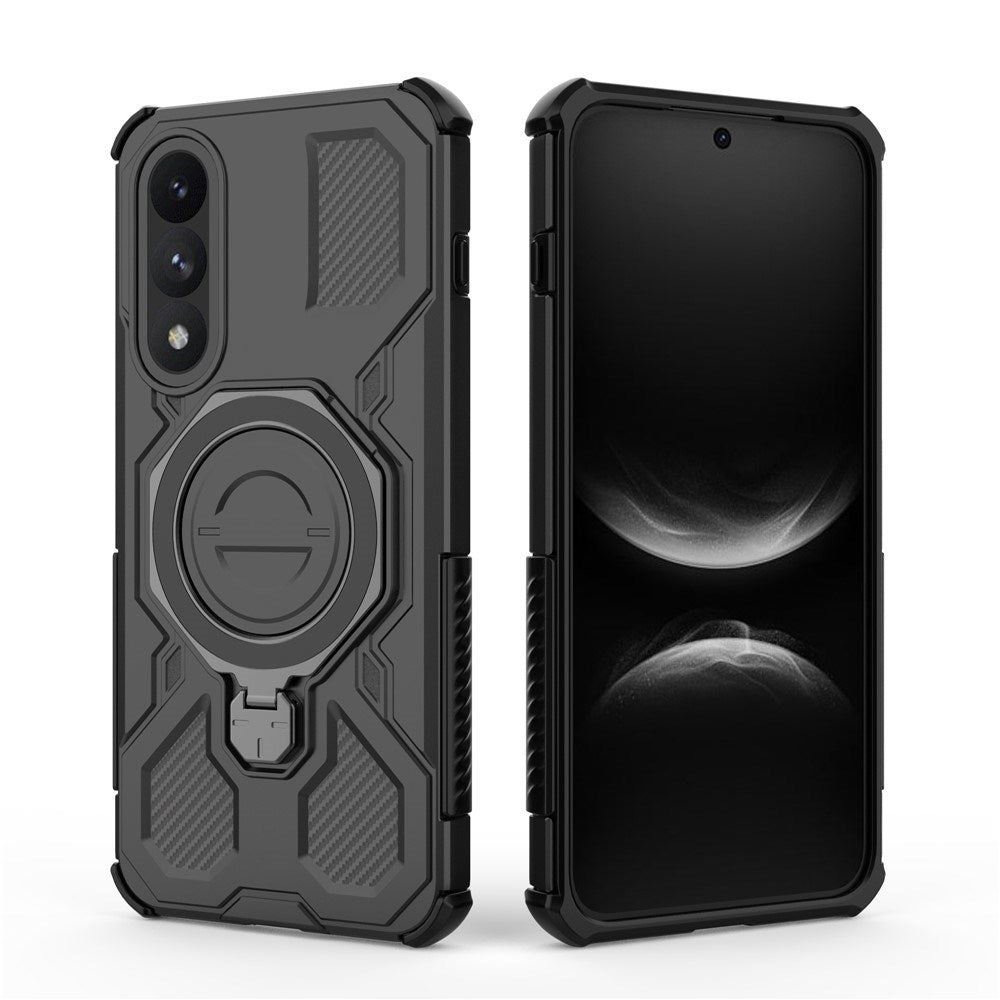 EIDERWOOD OnePlus Nord 5 Hybrid Håndverker Deksel m. Kickstand - MagSafe Kompatibel - Svart
