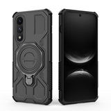 EIDERWOOD OnePlus Nord 5 Hybrid Håndverker Deksel m. Kickstand - MagSafe Kompatibel - Svart