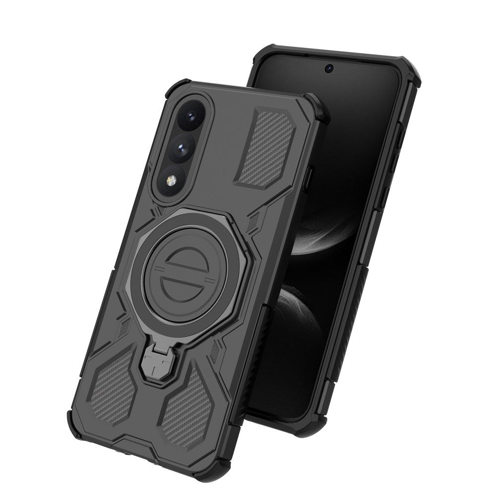 EIDERWOOD OnePlus Nord 5 Hybrid Håndverker Deksel m. Kickstand - MagSafe Kompatibel - Svart