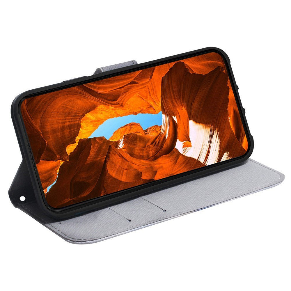 EIDERWOOD Samsung Galaxy S25 FE Kunstskinn Flip Deksel m. Motiv - Tiger