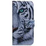 EIDERWOOD Samsung Galaxy S25 FE Kunstskinn Flip Deksel m. Motiv - Tiger