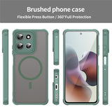 EIDERWOOD Motorola Moto G56 Hybrid Plast Deksel - MagSafe Kompatibel - Grønn