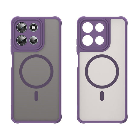 EIDERWOOD Motorola Moto G56 Hybrid Plast Deksel - MagSafe Kompatibel - Lilla