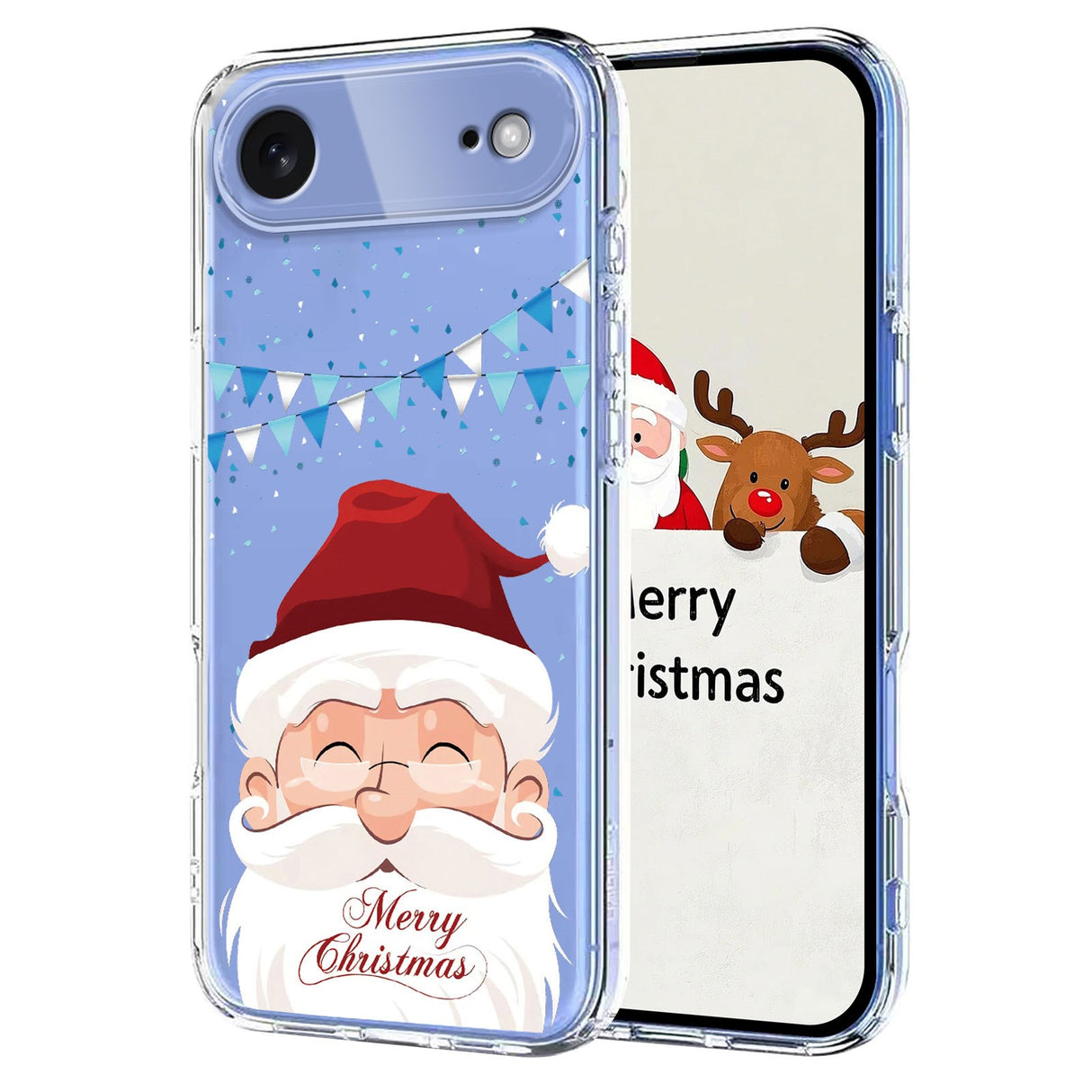 EIDERWOOD iPhone Air Fleksibelt Plast Juledeksel med Motiv - Gjennomsiktig / Julenissen